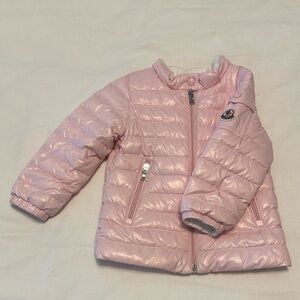 Moncler Enfant Paula Giubotto Puffer Jacket in Pink 18 - 24 months